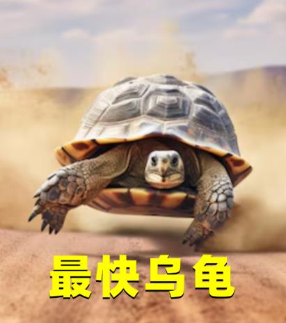 世界上跑得最快的乌龟